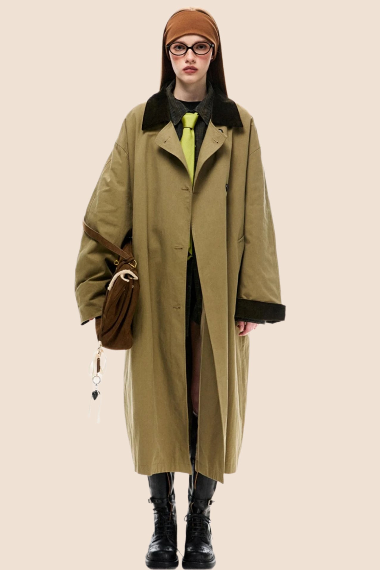 Casual Midi Silhouette Coat