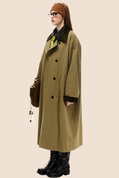 Casual Midi Silhouette Coat