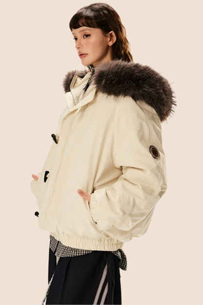 Hooded Duck Down Parka Jacket