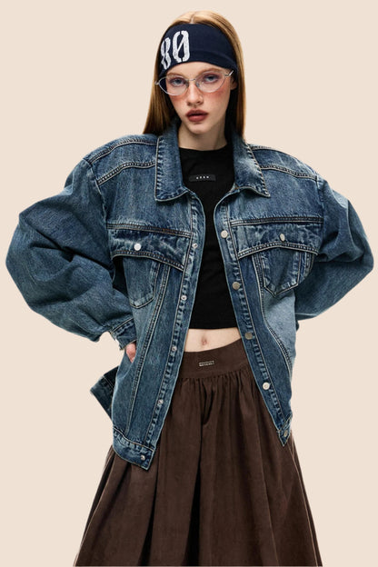 Niche Design Denim Jacket