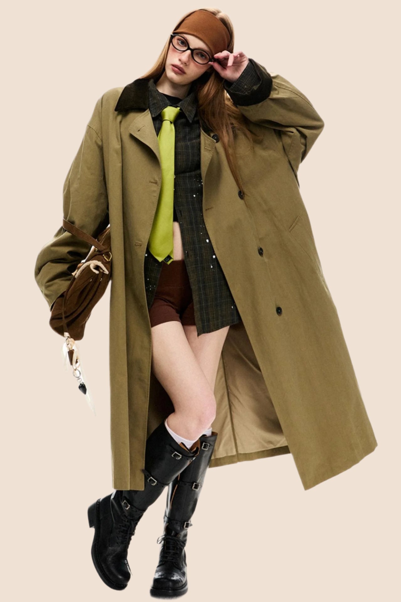 Casual Midi Silhouette Coat