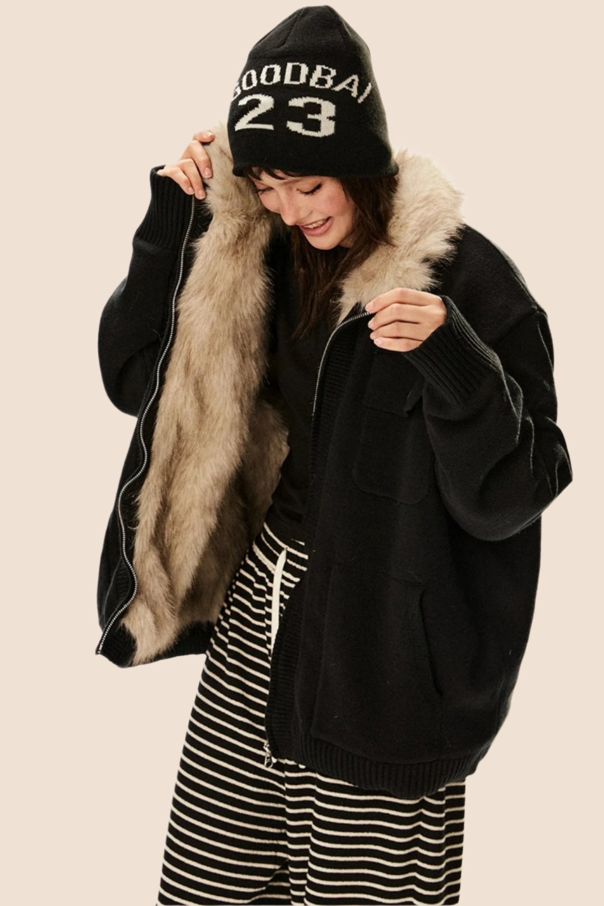 Furry Padded Cotton Versatile Jacket