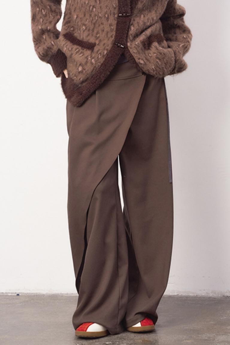 Loose Straight Wide-Leg Pants