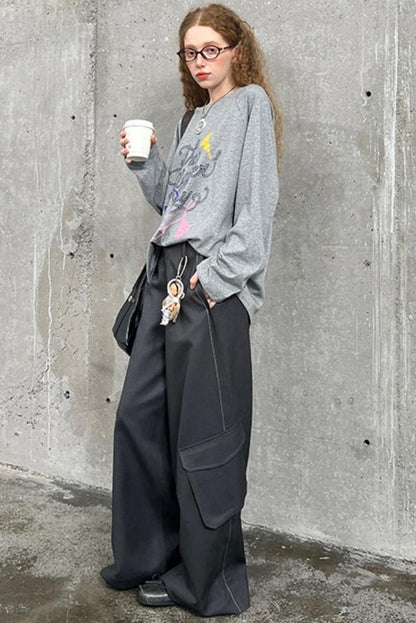 Silhouette Multi-Pocket Casual Pants