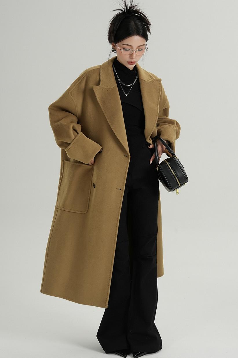 Long Woolen Winter Coat