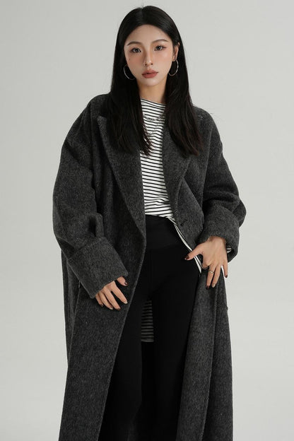 Long Woolen Winter Coat