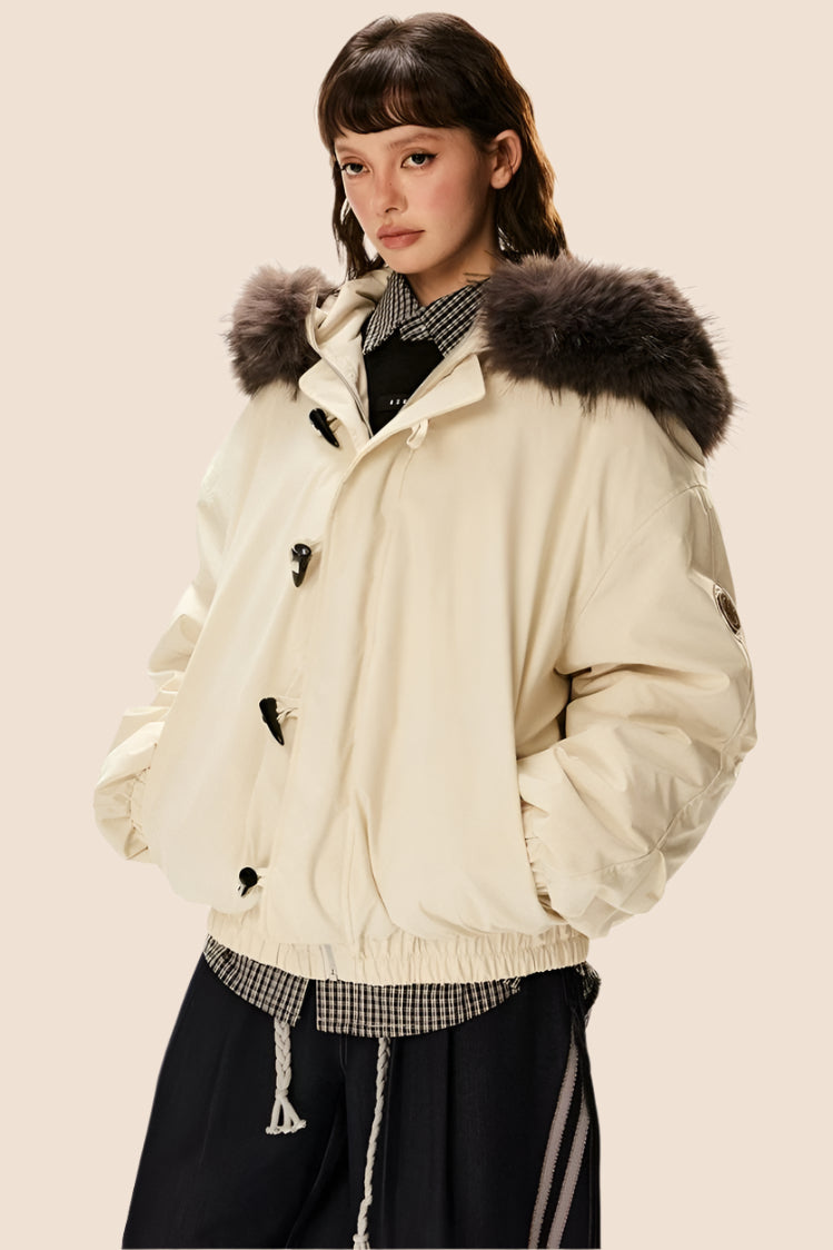 Hooded Duck Down Parka Jacket