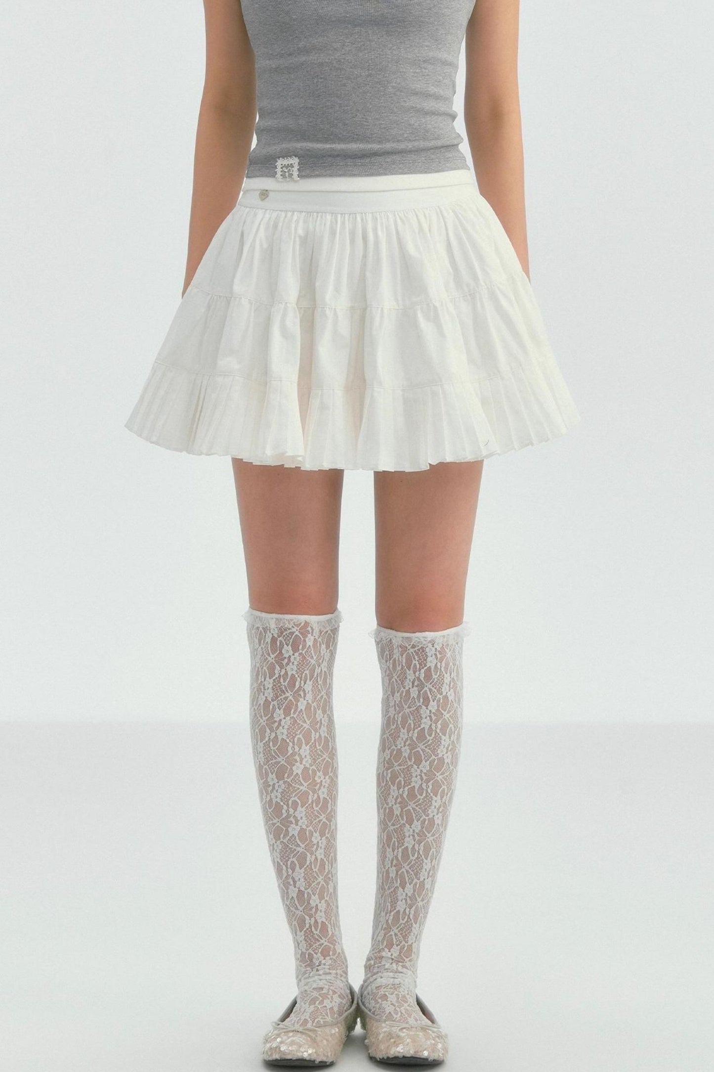 Ballet Pressed Tuck Skirt