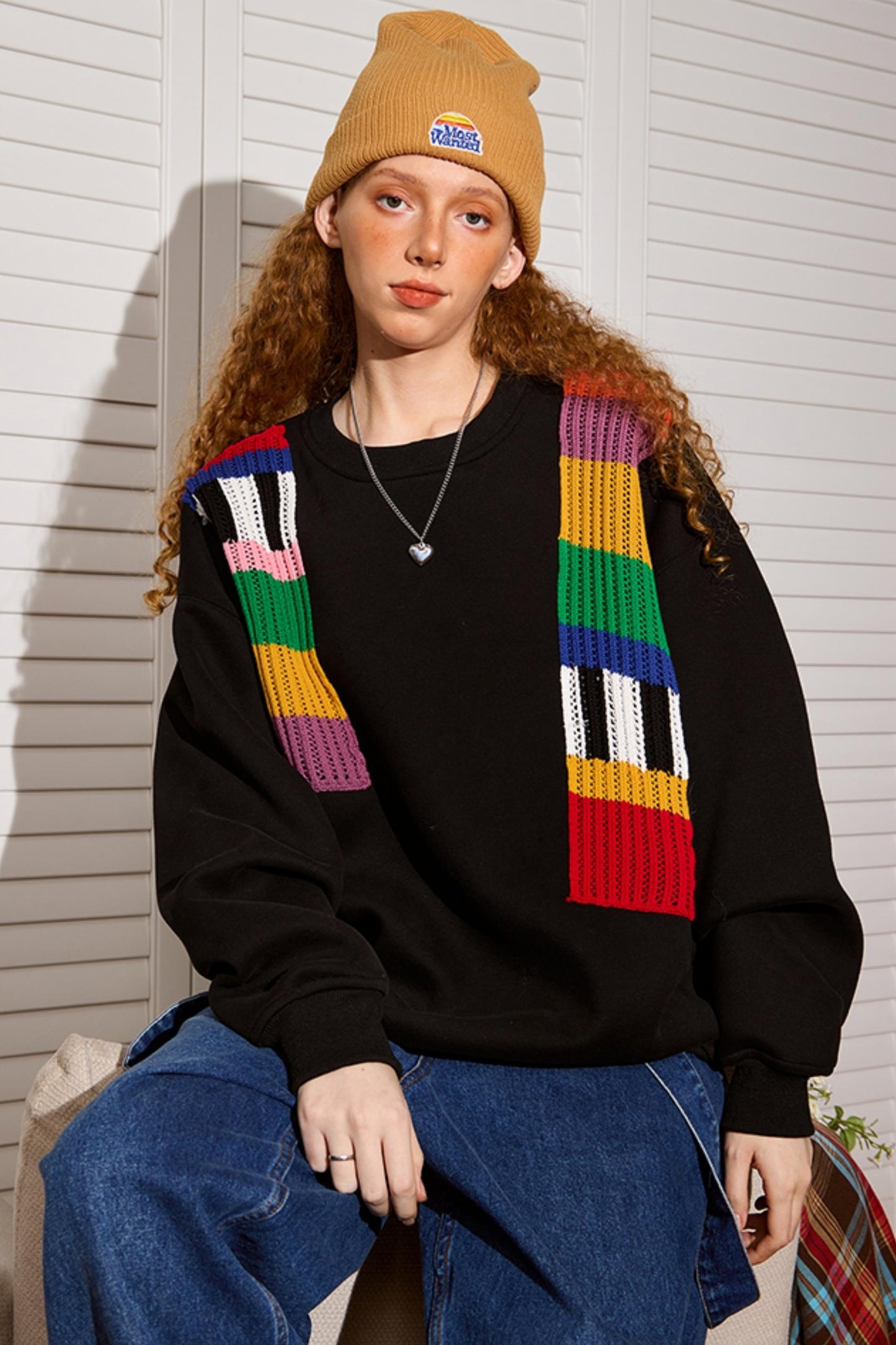 Niche Design Pullover Sweatshirt