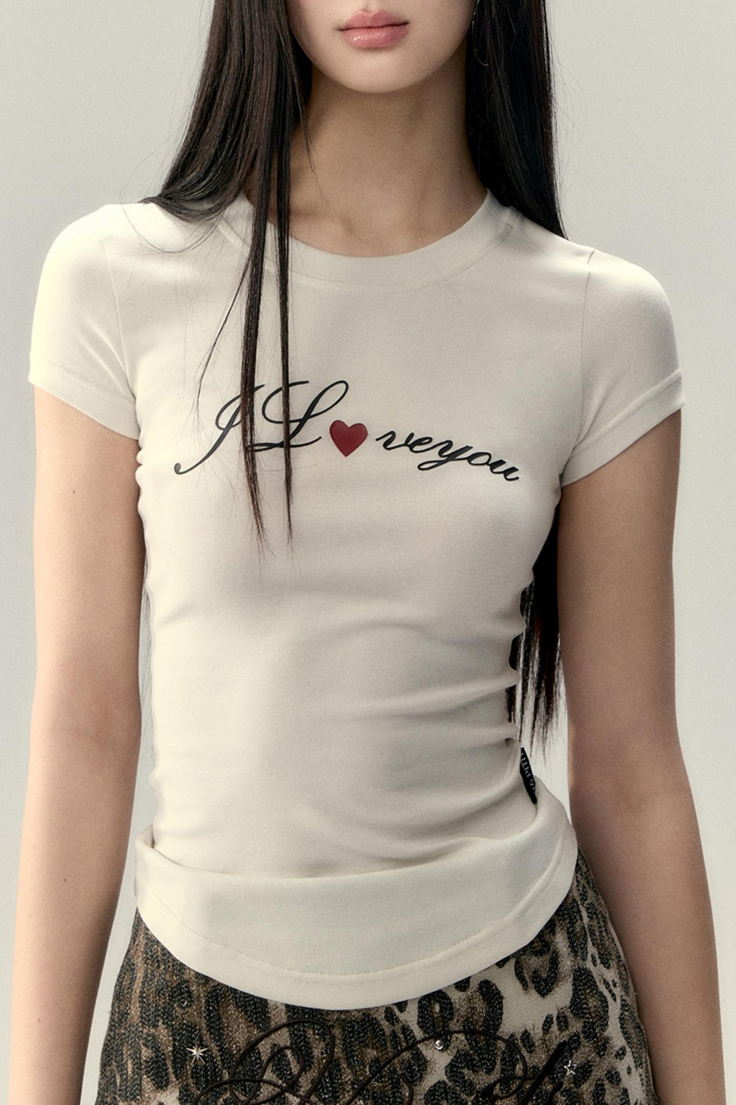 Valentine's Alphabet Slim T-Shirt