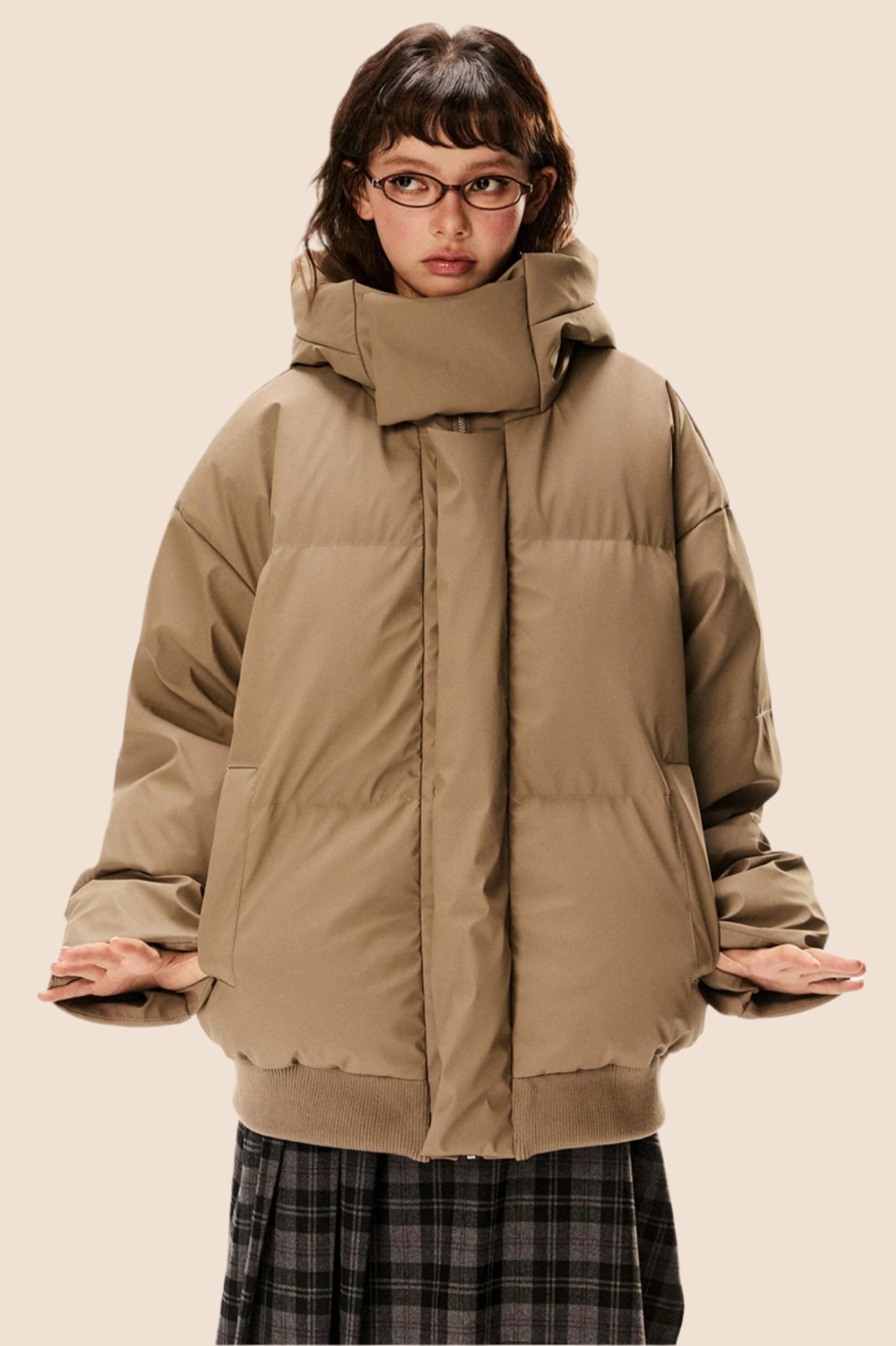 Duck Down Stand Collar Winter Jacket