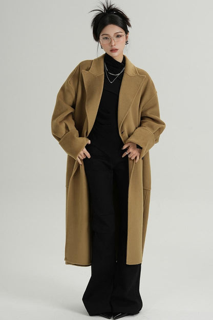 Long Woolen Winter Coat