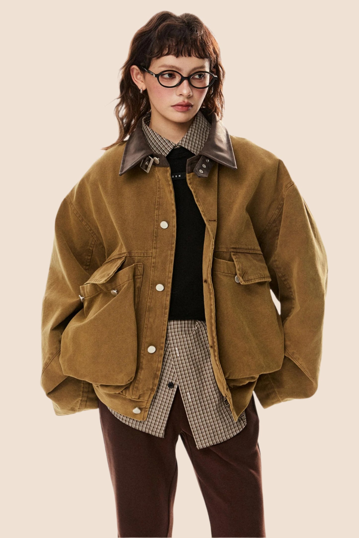 Retro Large Pocket Cargo Jacket