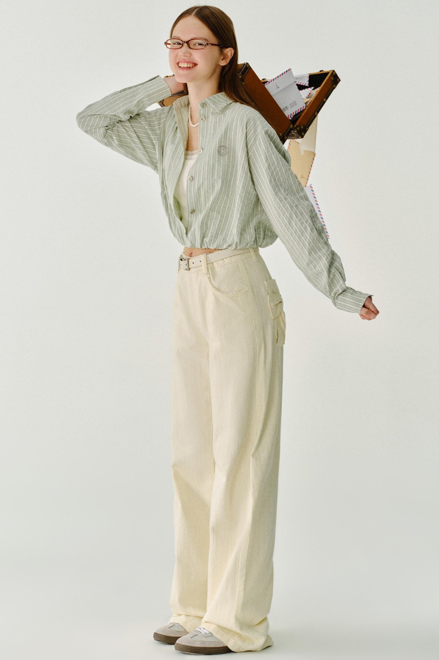 Long Sleeve Casual Patchwork Top