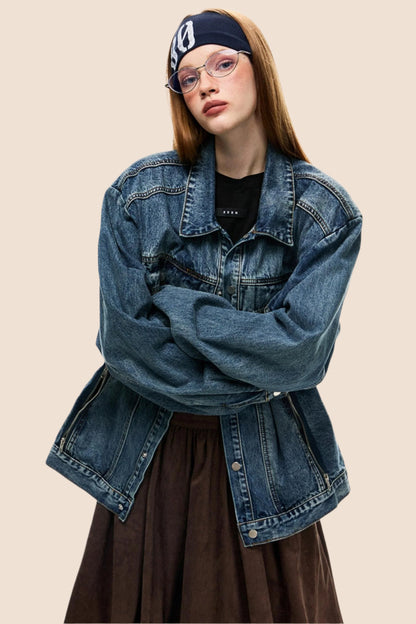 Niche Design Denim Jacket