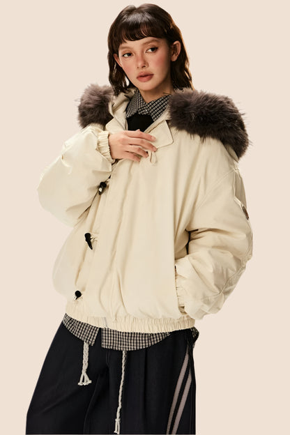 Hooded Duck Down Parka Jacket