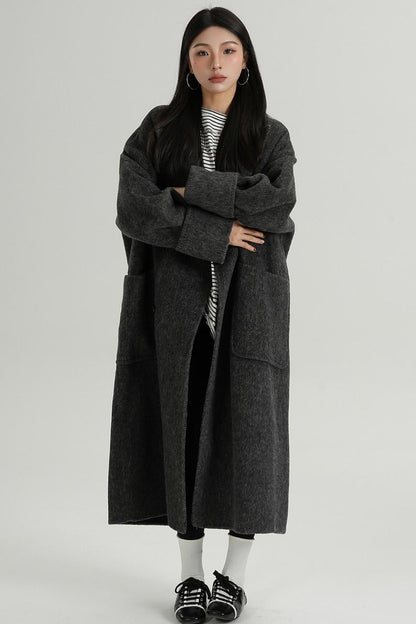 Long Woolen Winter Coat