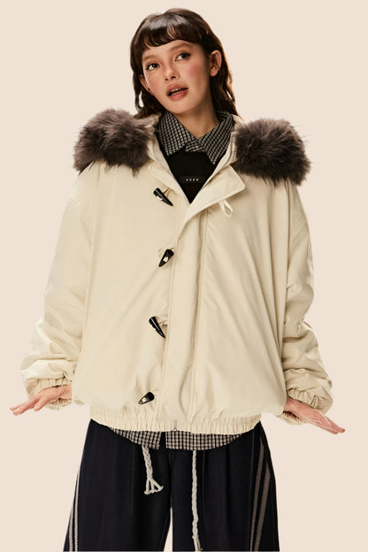 Hooded Duck Down Parka Jacket