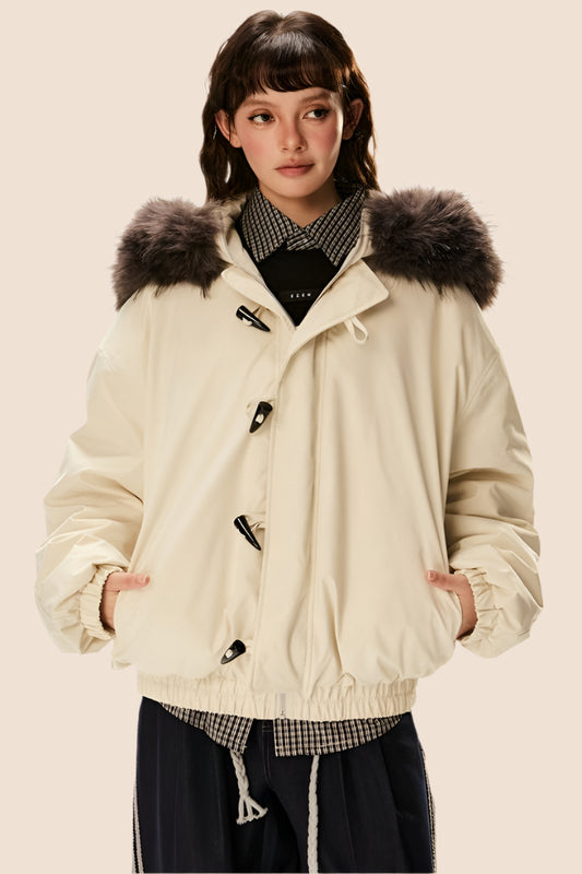 Hooded Duck Down Parka Jacket