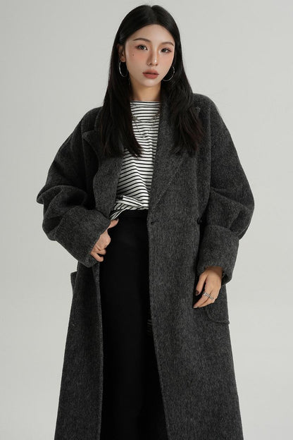 Long Woolen Winter Coat