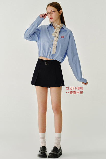 Long Sleeve Casual Patchwork Top