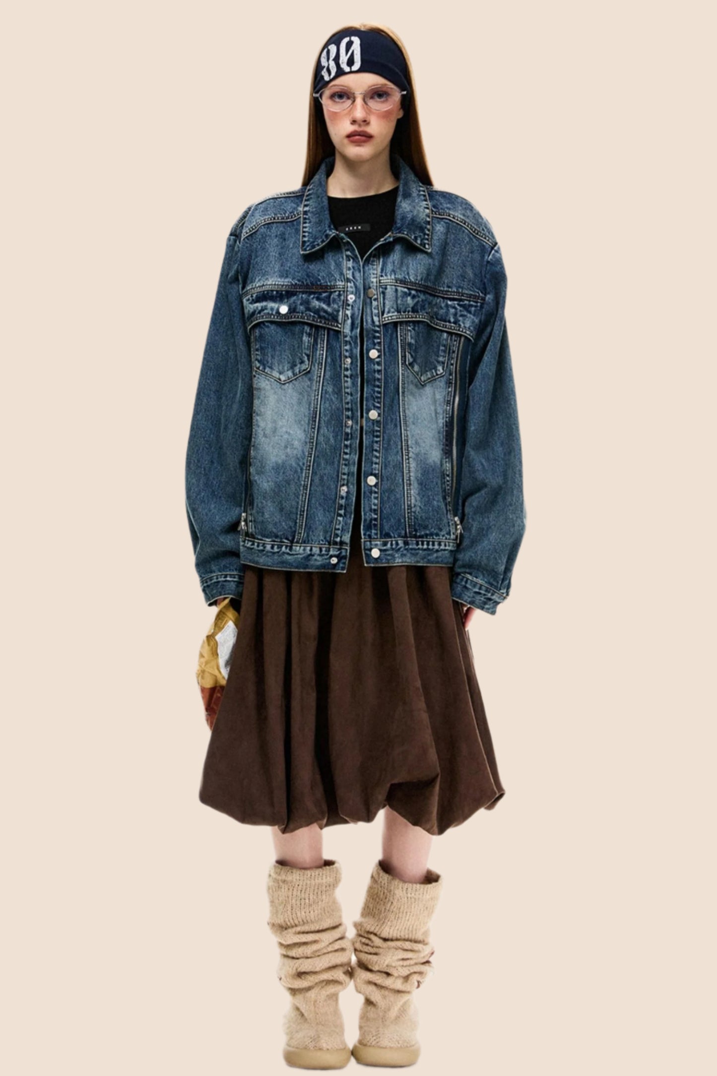 Niche Design Denim Jacket