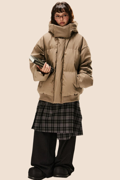 Duck Down Stand Collar Winter Jacket