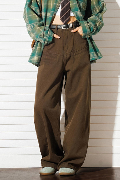 Straight-Leg Casual Cargo Pants
