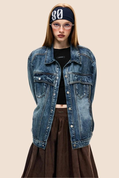 Niche Design Denim Jacket