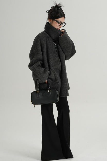 Tweed Wool Cashmere Coat