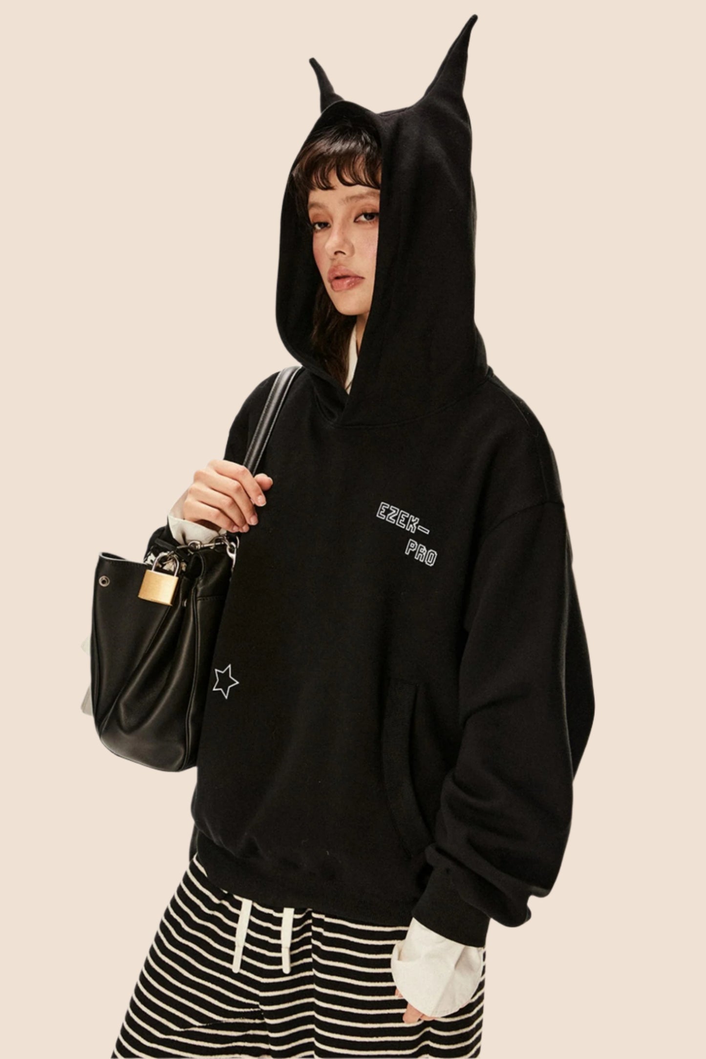 Horn Hooded Sweatshirt