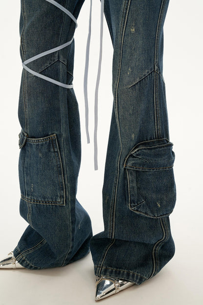 Bootcut Denim Flare Jeans Pants