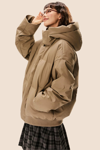 Duck Down Stand Collar Winter Jacket