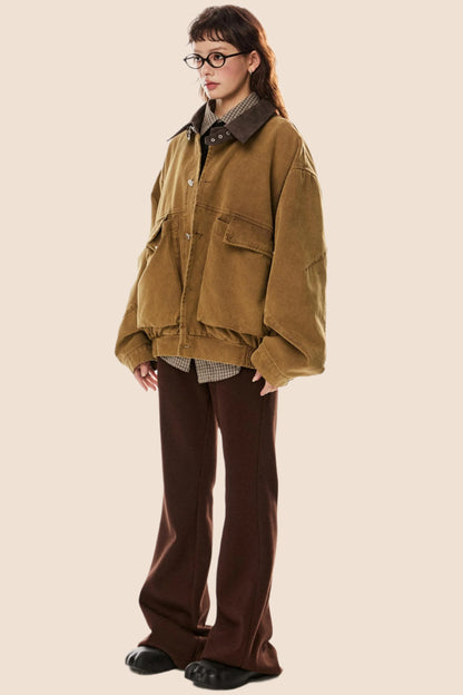 Retro Large Pocket Cargo Jacket