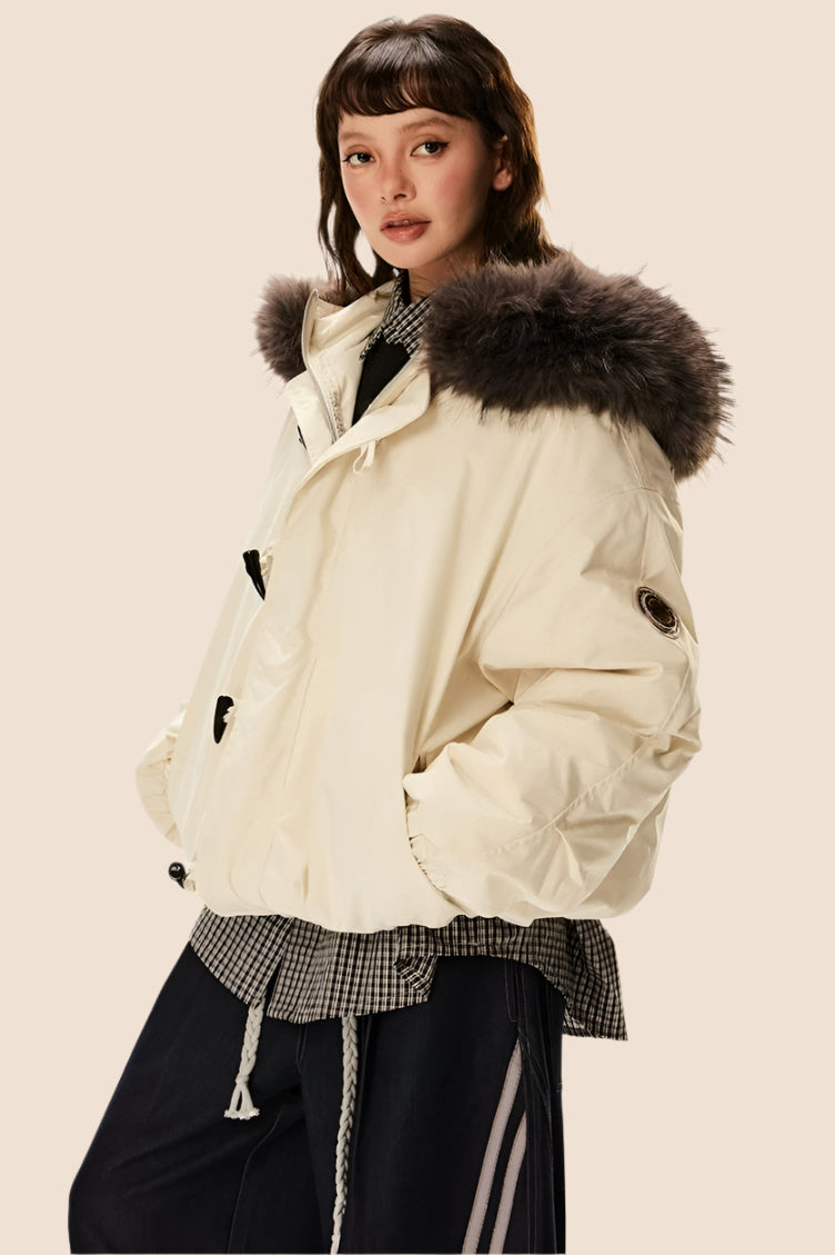 Hooded Duck Down Parka Jacket