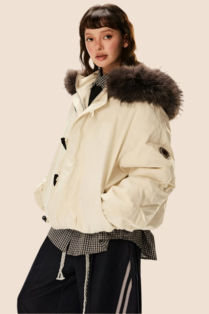 Hooded Duck Down Parka Jacket