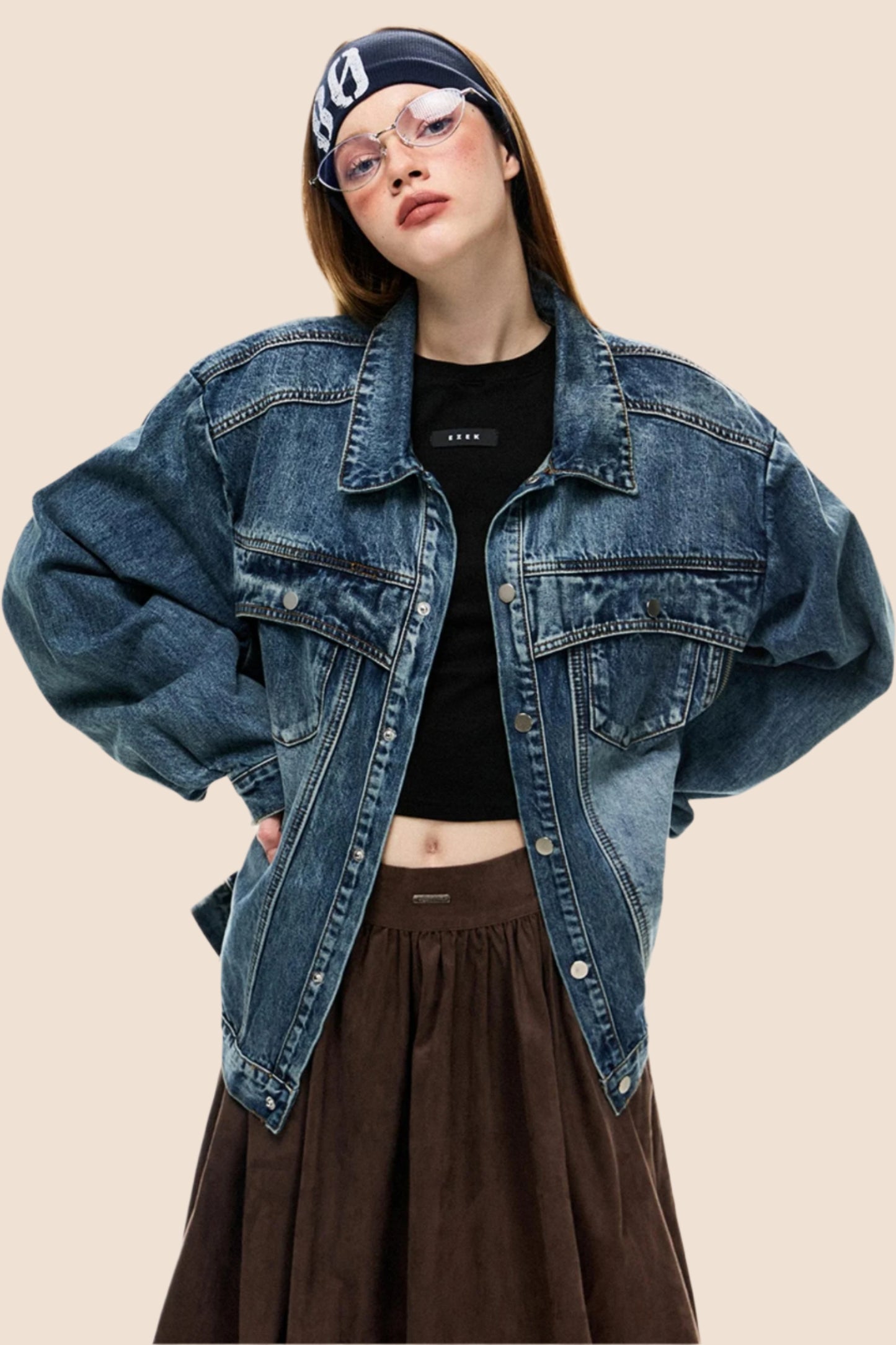 Niche Design Denim Jacket