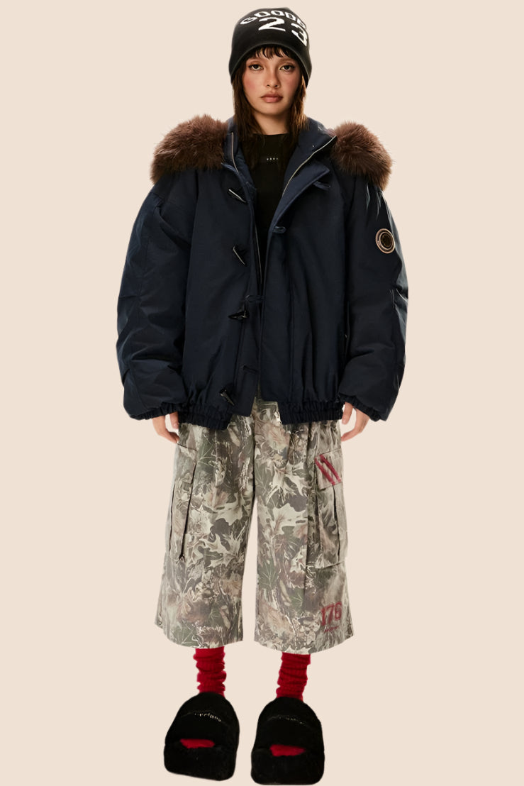 Hooded Duck Down Parka Jacket