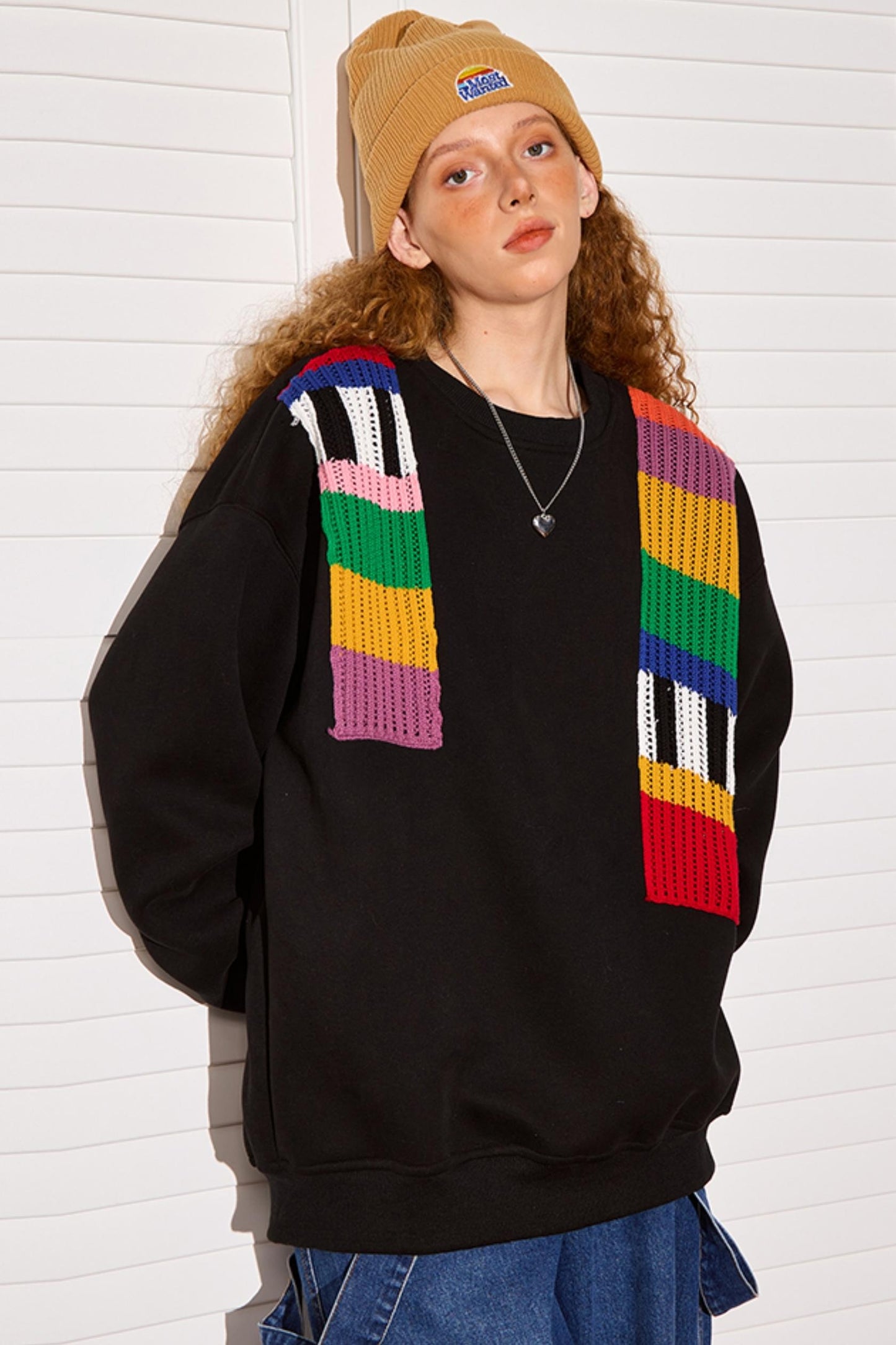 Niche Design Pullover Sweatshirt