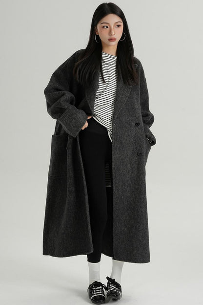 Long Woolen Winter Coat