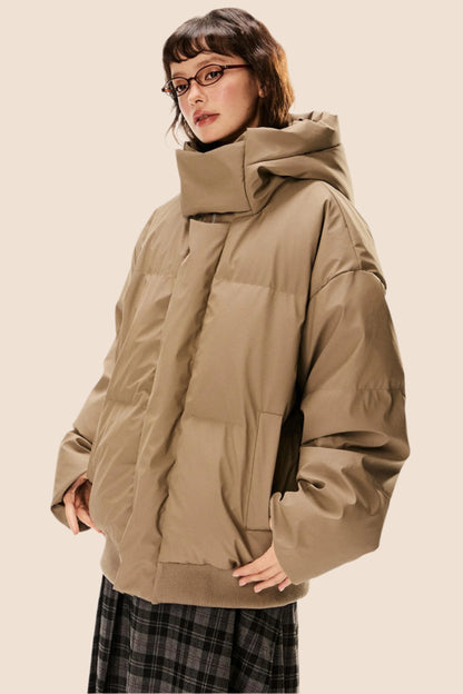 Duck Down Stand Collar Winter Jacket