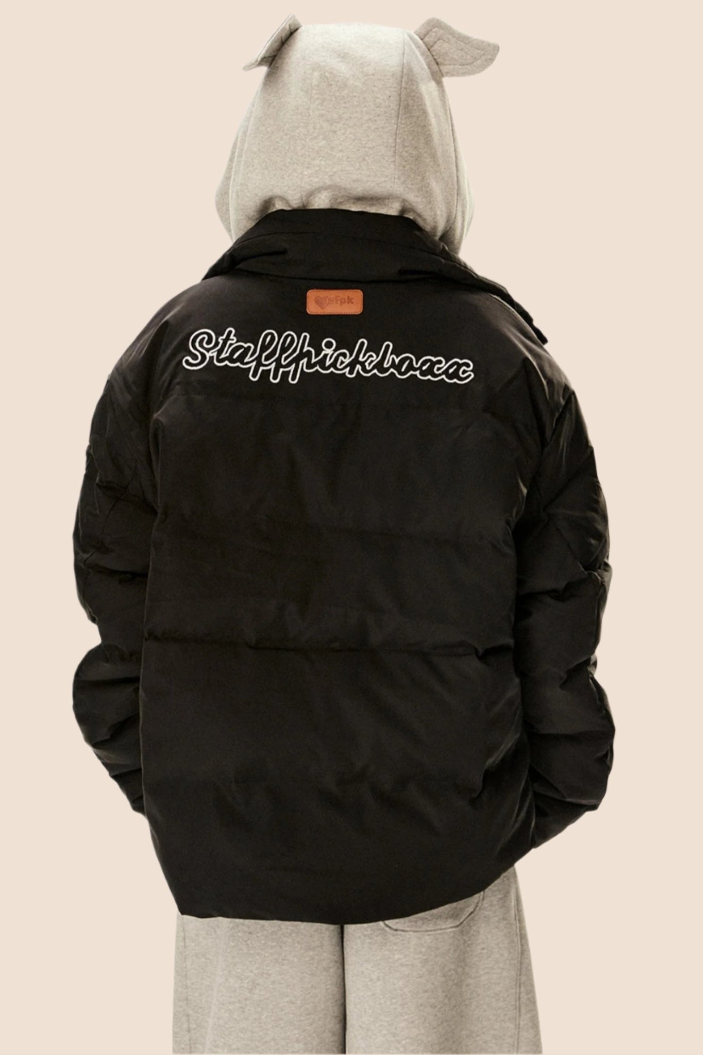 Retro Stand Collar Lightweight Down Jacket