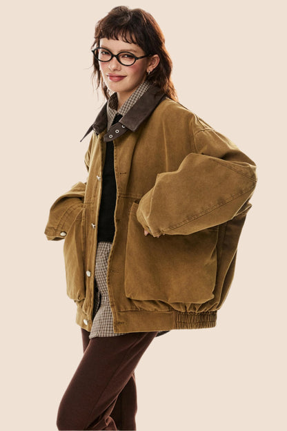 Retro Large Pocket Cargo Jacket