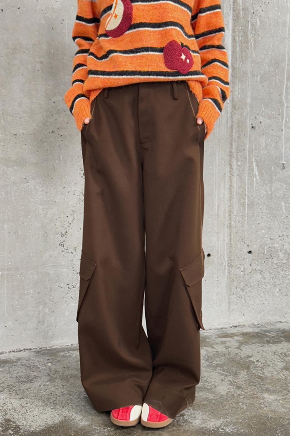 Silhouette Multi-Pocket Casual Pants