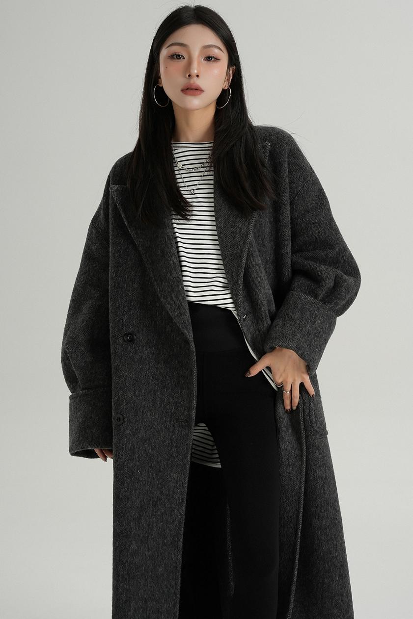 Long Woolen Winter Coat