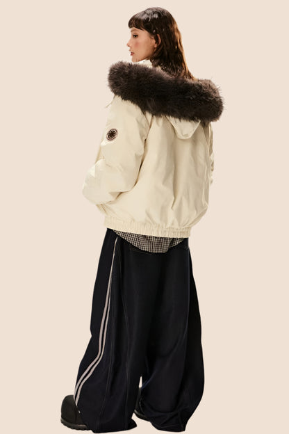 Hooded Duck Down Parka Jacket