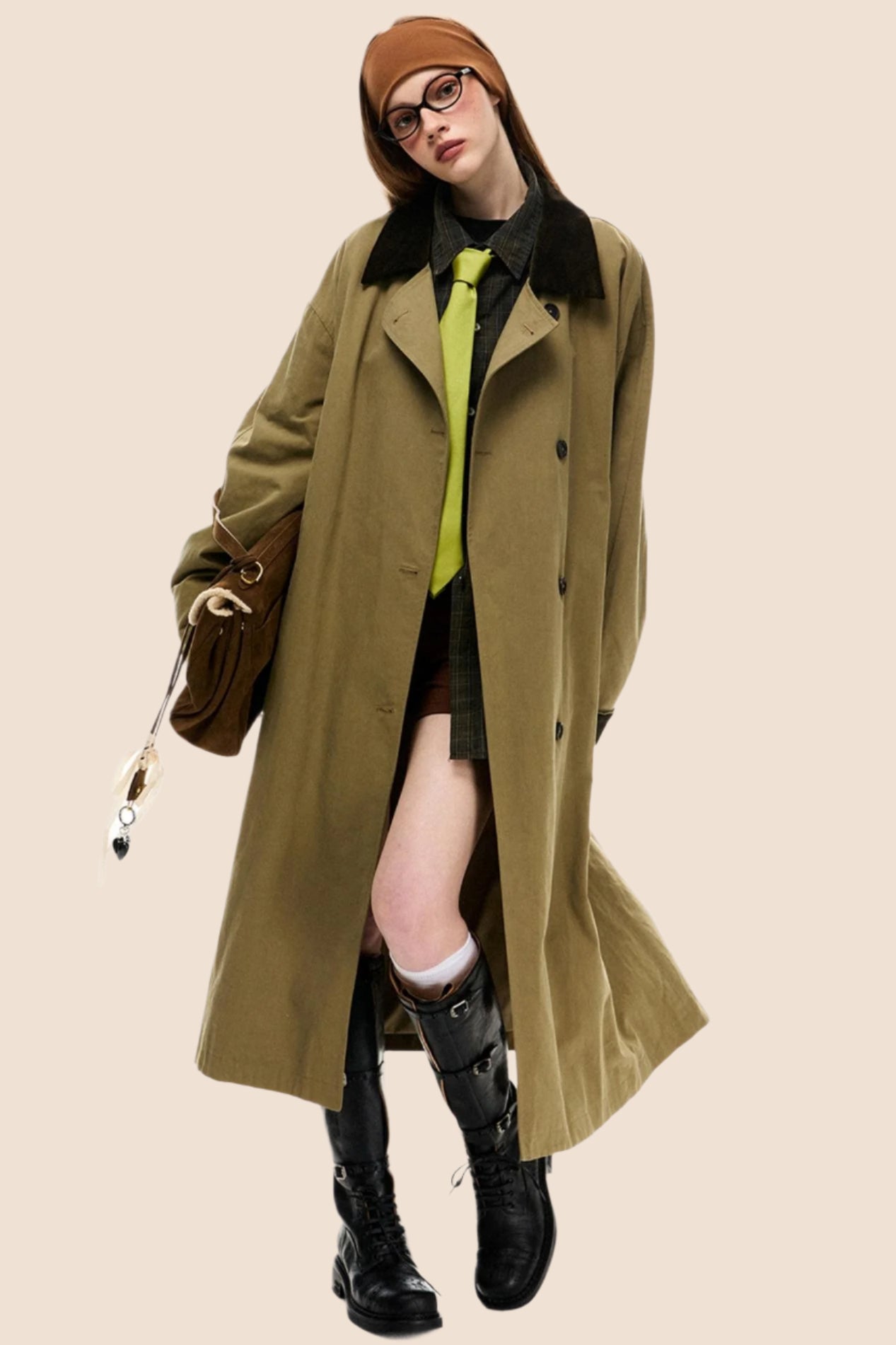 Casual Midi Silhouette Coat