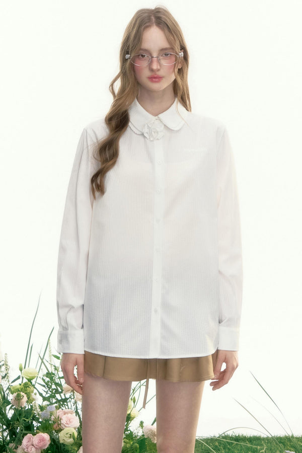 Loose Fit French Retro Shirt