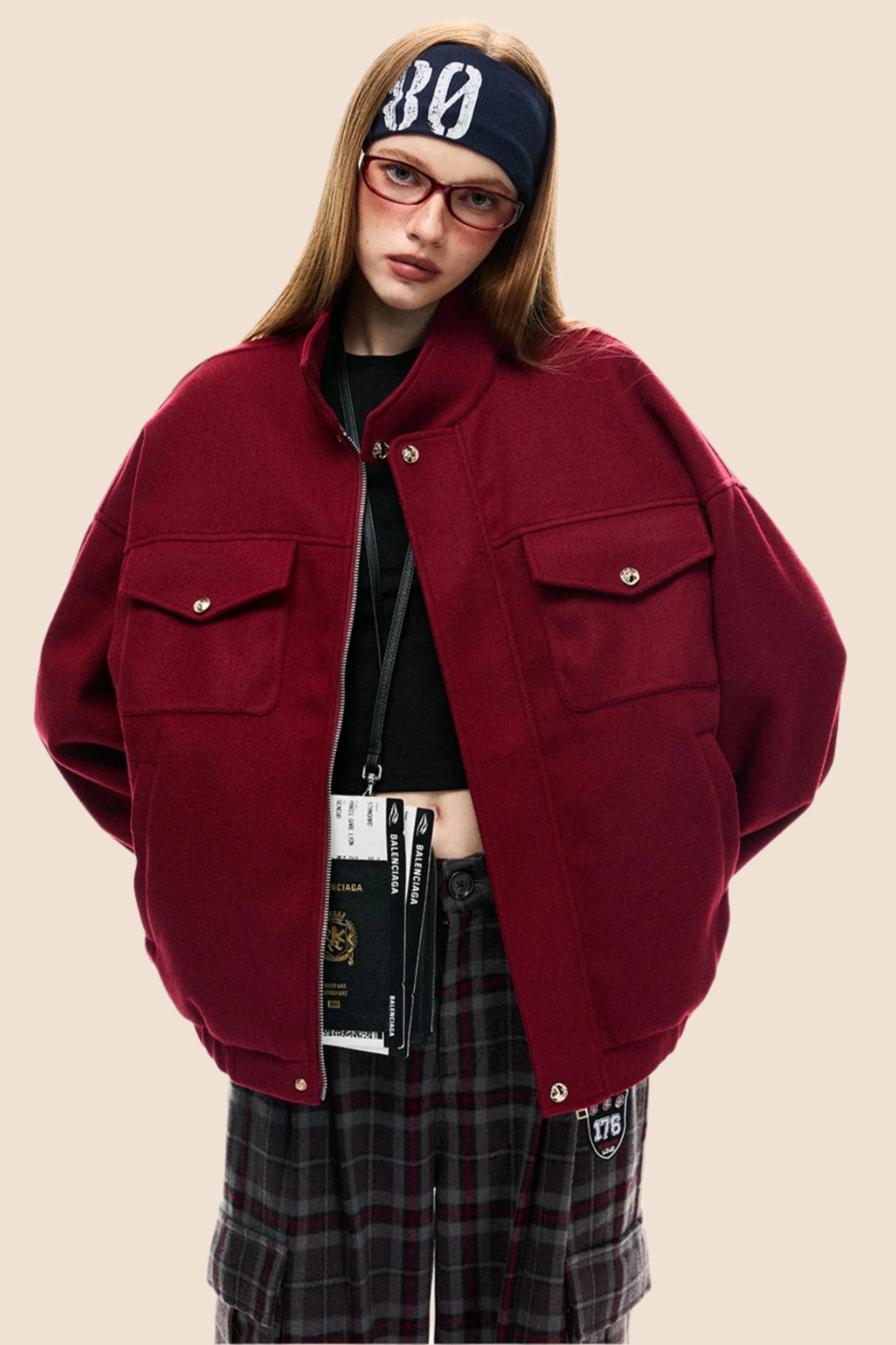 American Barn Style Woolen Jacket