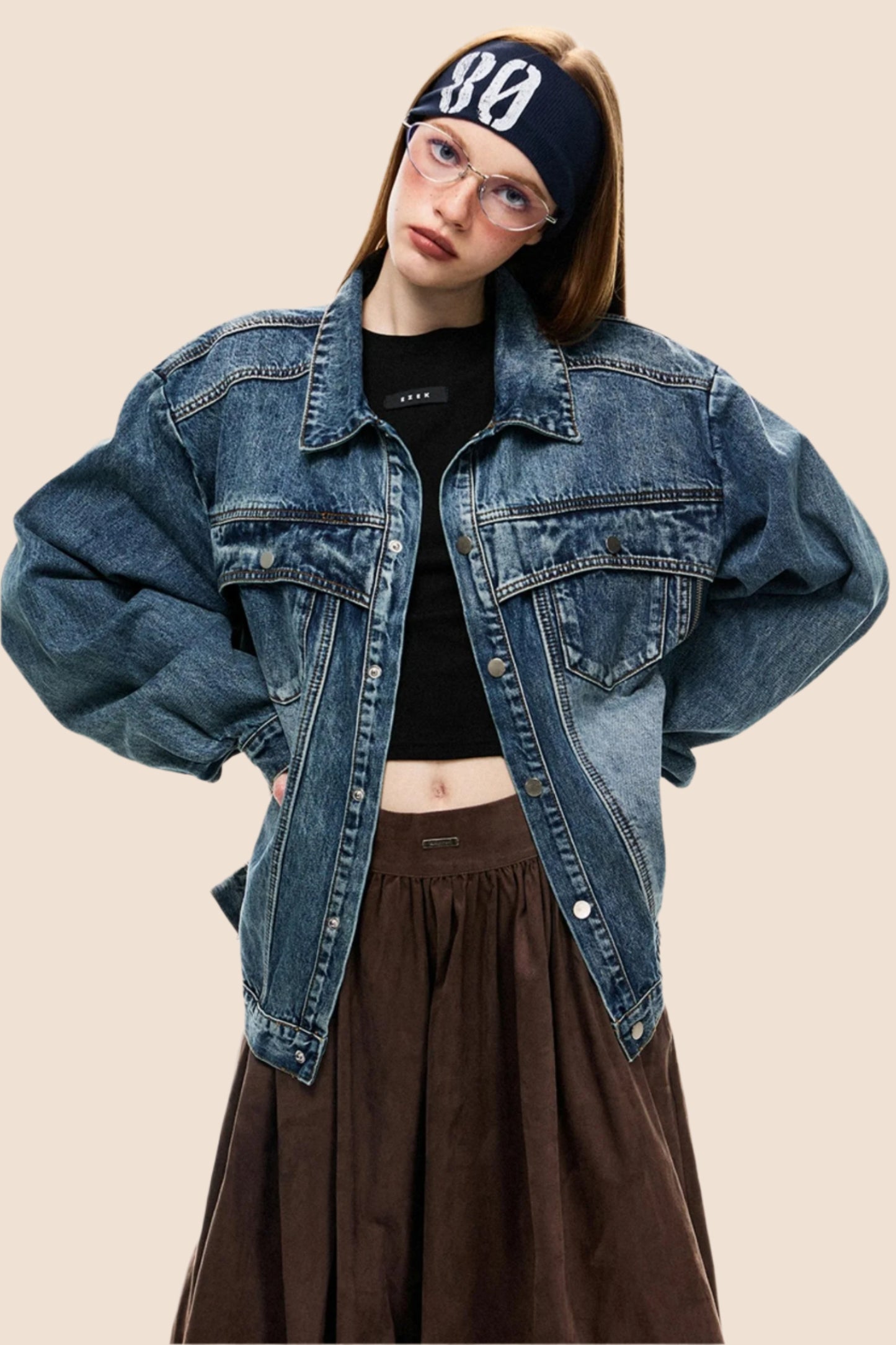 Niche Design Denim Jacket